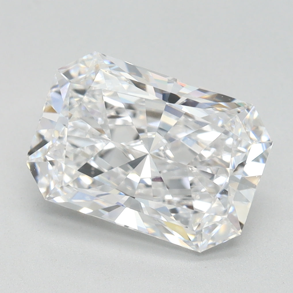 2.1ct Radiant D IF Lab Created Diamond