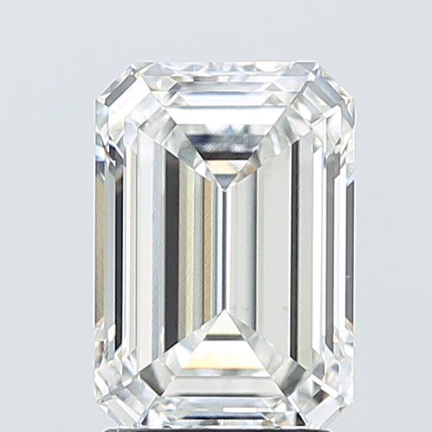 2.57ct Emerald E VVS2 Lab Created Diamond