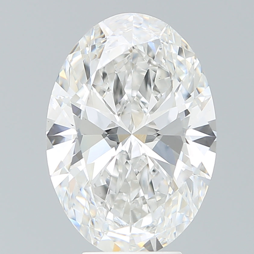 5.42ct Oval F VS1 Lab Created Diamond