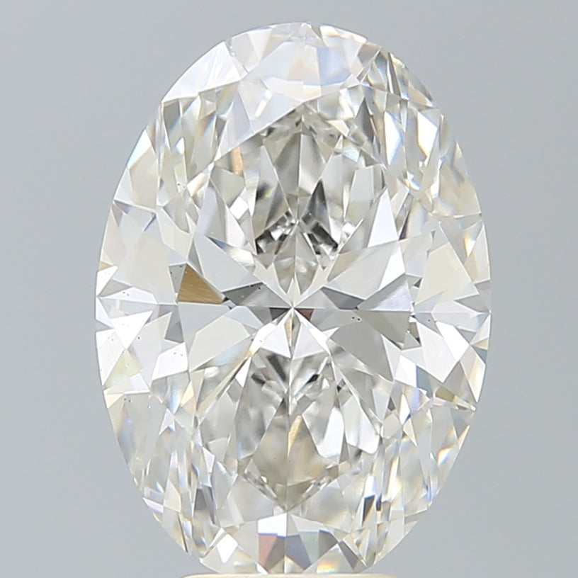 5.68ct Oval H VS2 Lab Created Diamond