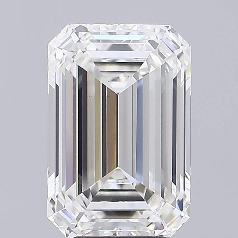 6.09ct Emerald G VVS2 Lab Created Diamond