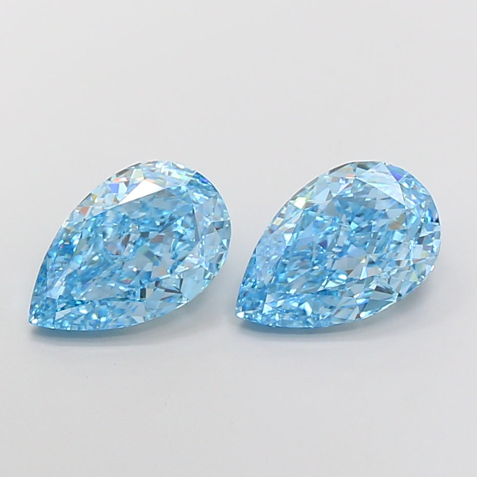 4.1ct Pear VS1 Lab Created Diamond