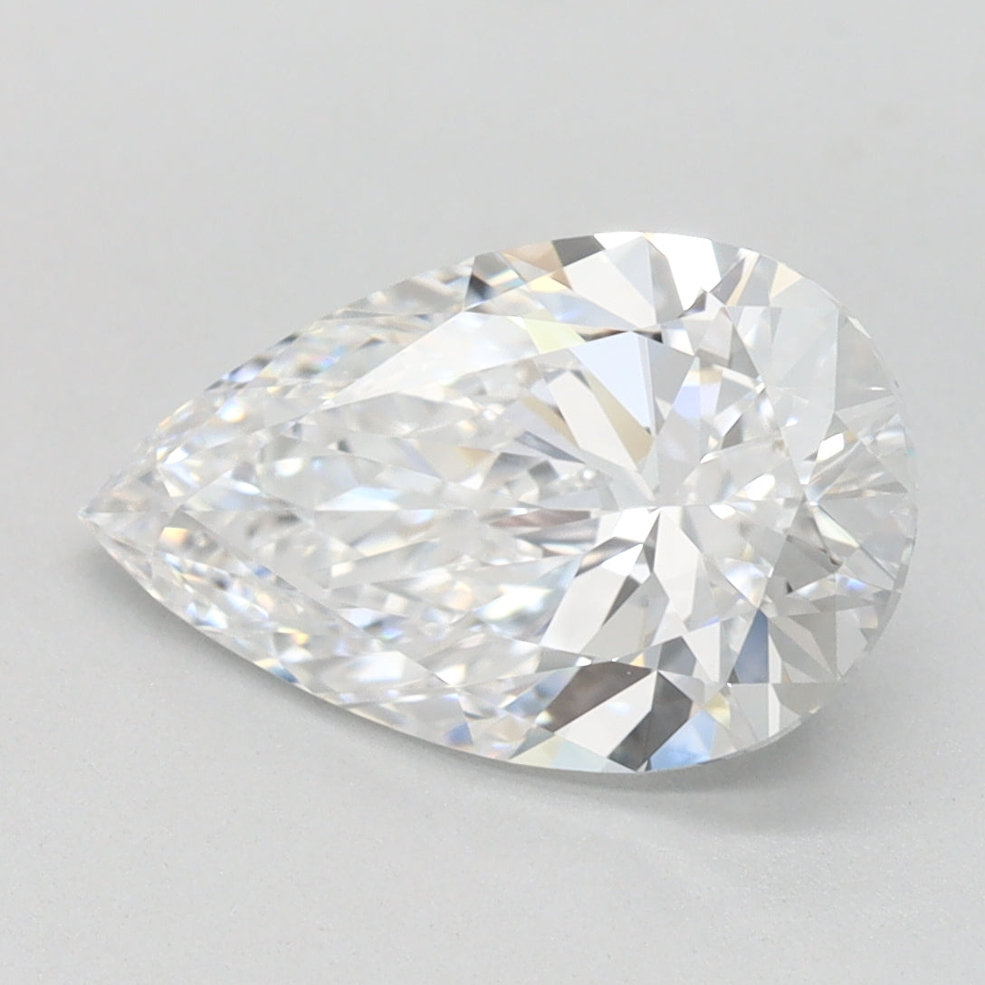 2ct Pear D IF Lab Created Diamond