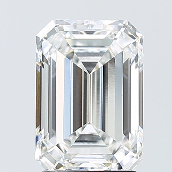2.6ct Emerald D VS1 Lab Created Diamond