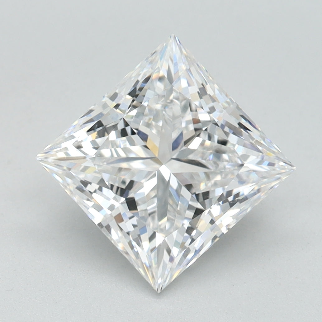 2.08ct Princess D VVS1 Lab Created Diamond