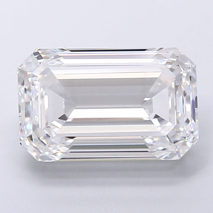 6.3ct Emerald D VVS2 Lab Created Diamond