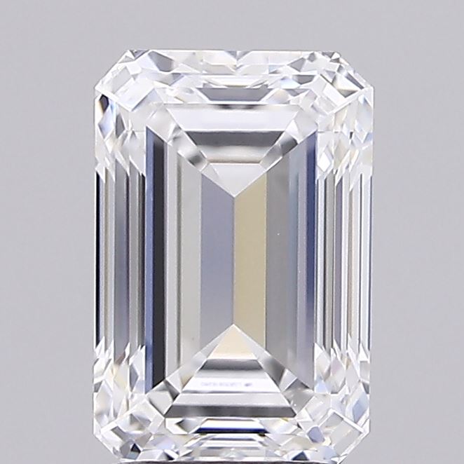 2.01ct Emerald D VVS1 Lab Created Diamond