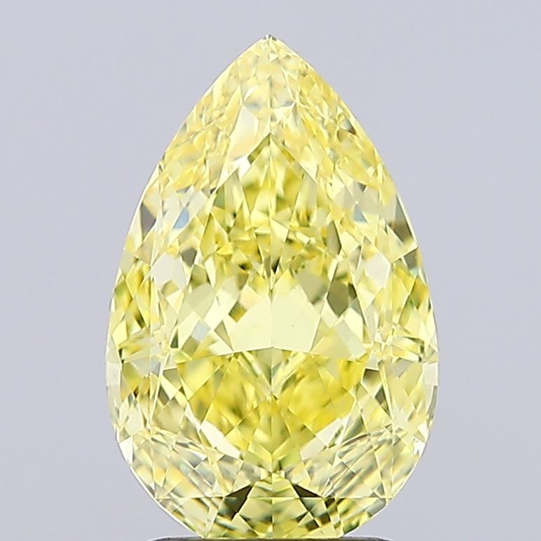 2.6ct Pear VVS2 Lab Created Diamond
