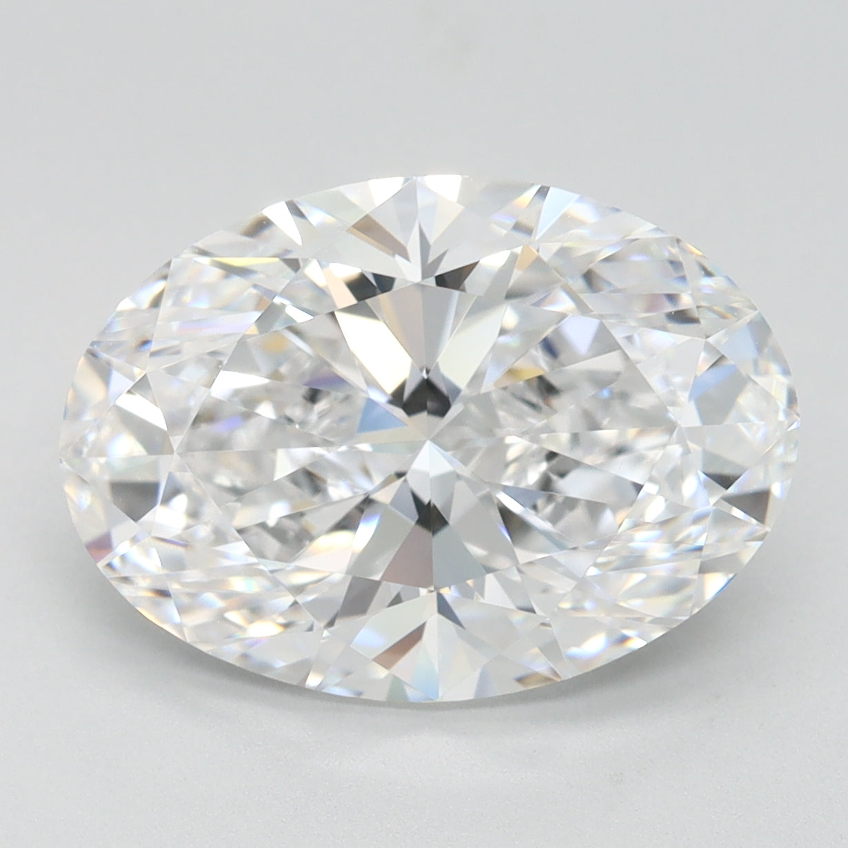 4.17ct Oval D VVS1 Lab Created Diamond