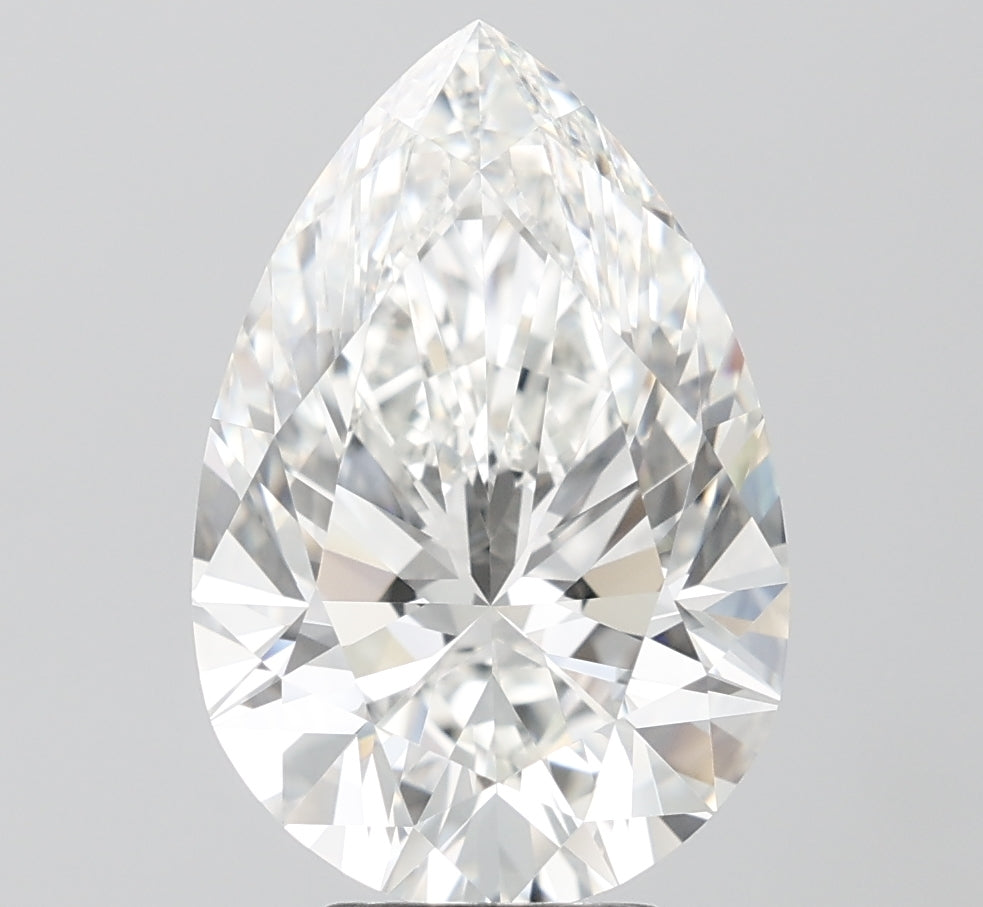 5.01ct Pear G VVS2 Lab Created Diamond