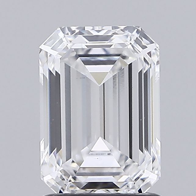 1.55ct Emerald D VS1 Lab Created Diamond