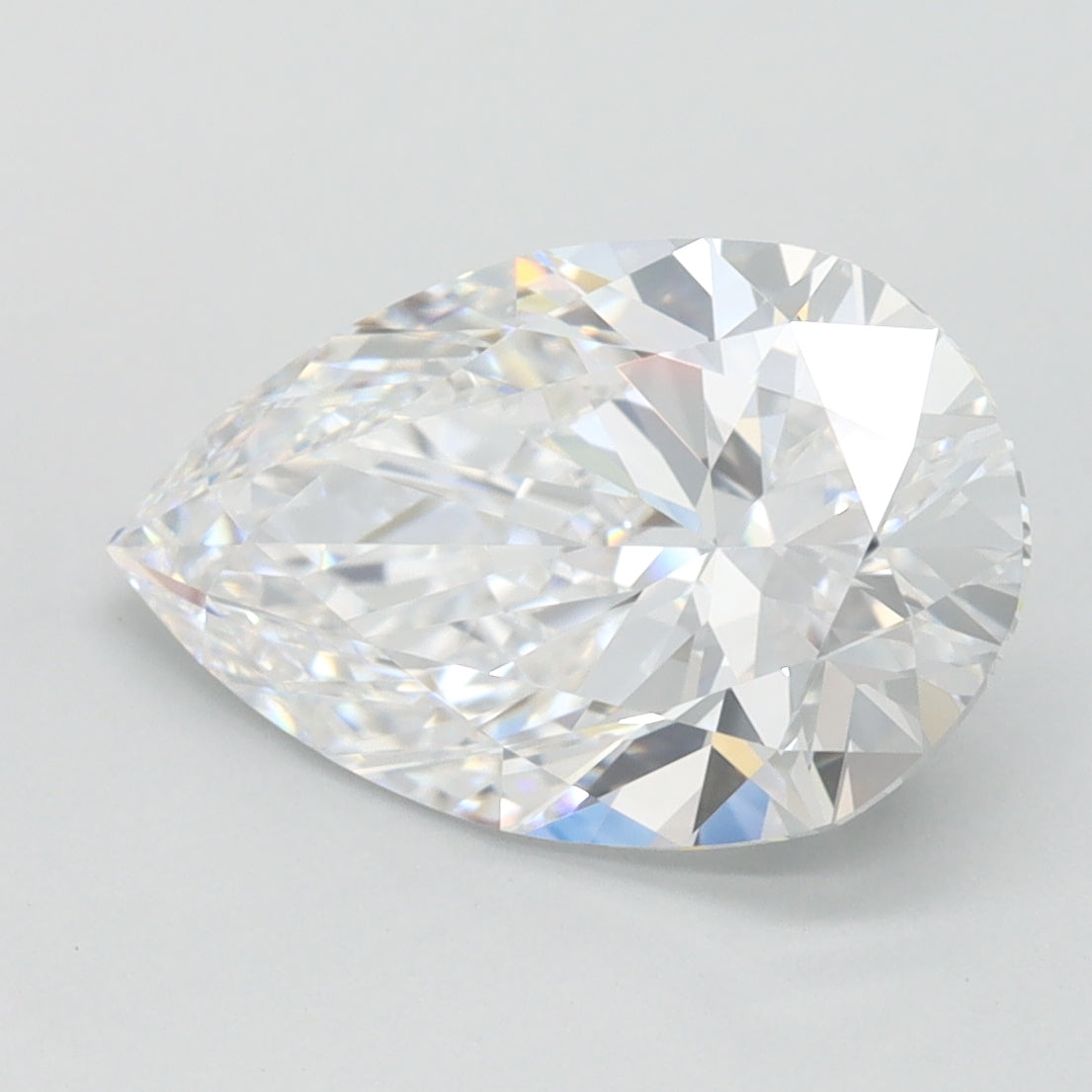 2.35ct Pear D IF Lab Created Diamond