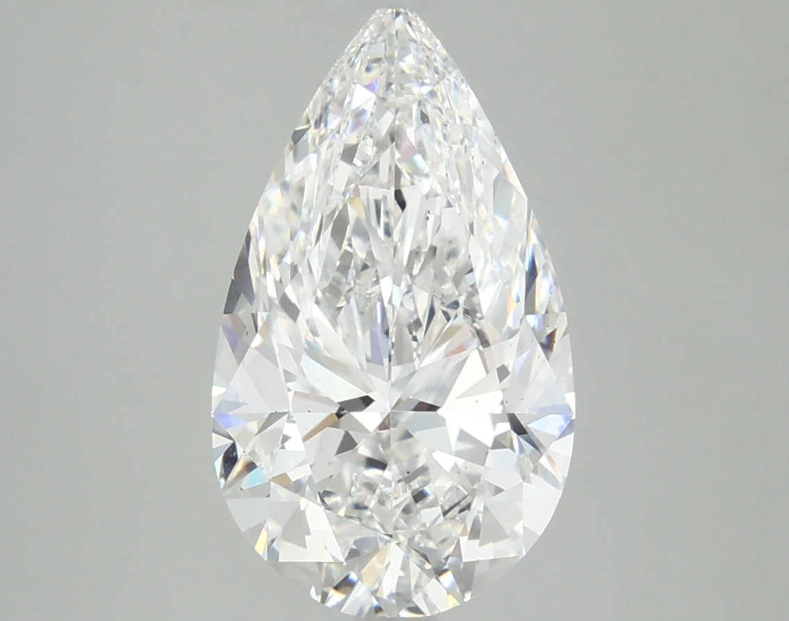 4.02ct Pear E VS2 Lab Created Diamond