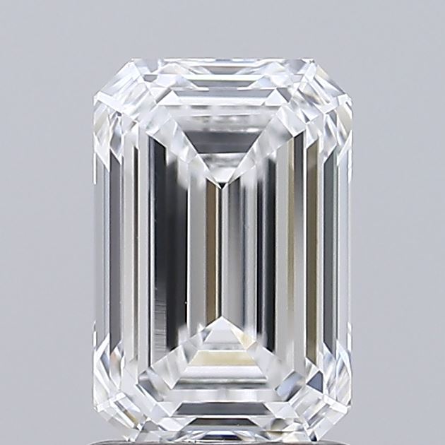 1.51ct Emerald D VVS2 Lab Created Diamond