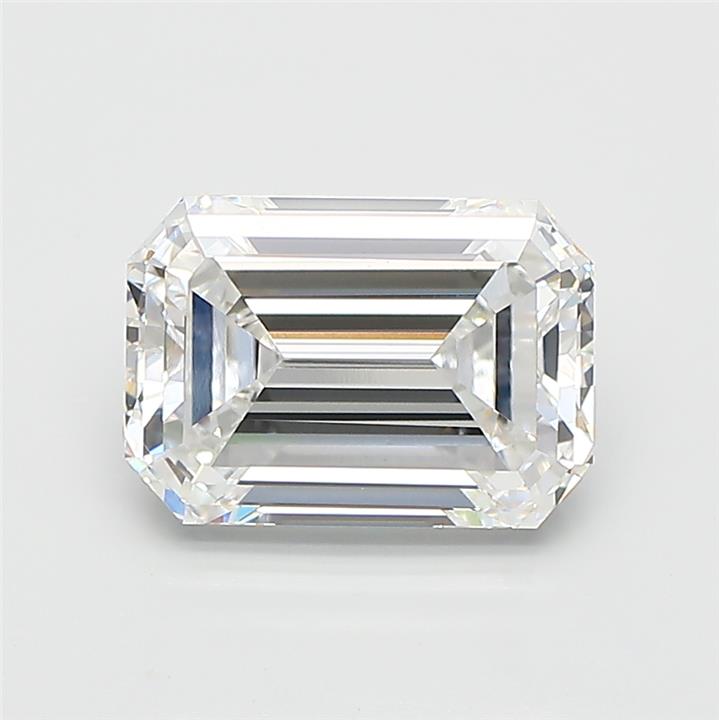 2.97ct Emerald E VVS2 Lab Created Diamond