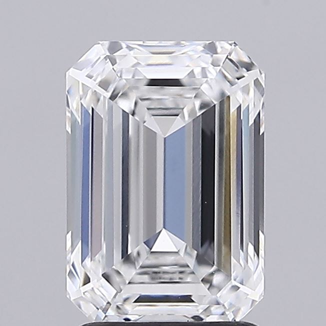 2.21ct Emerald D VVS2 Lab Created Diamond