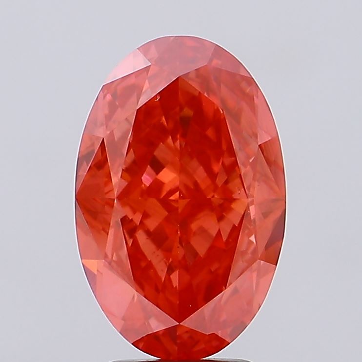 5.06ct Oval VS2 Lab Created Diamond