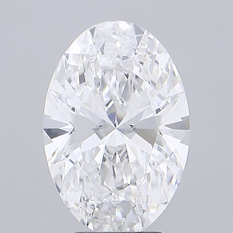 4.03ct Oval D VVS2 Lab Created Diamond