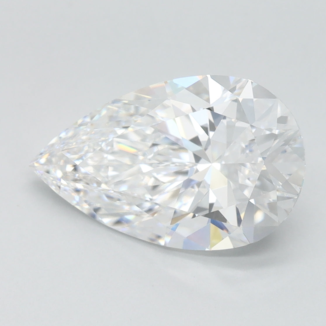 2.14ct Pear D IF Lab Created Diamond