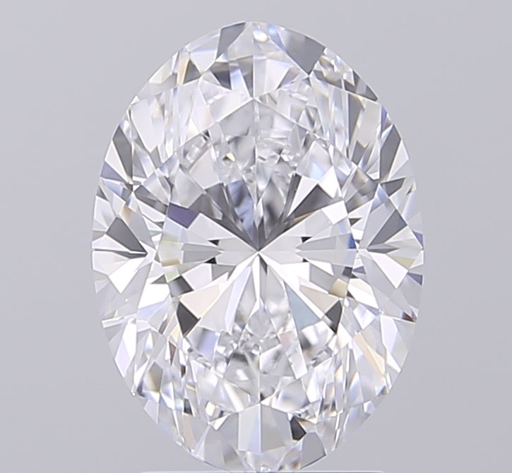 3.01ct Oval D VVS2 Lab Created Diamond