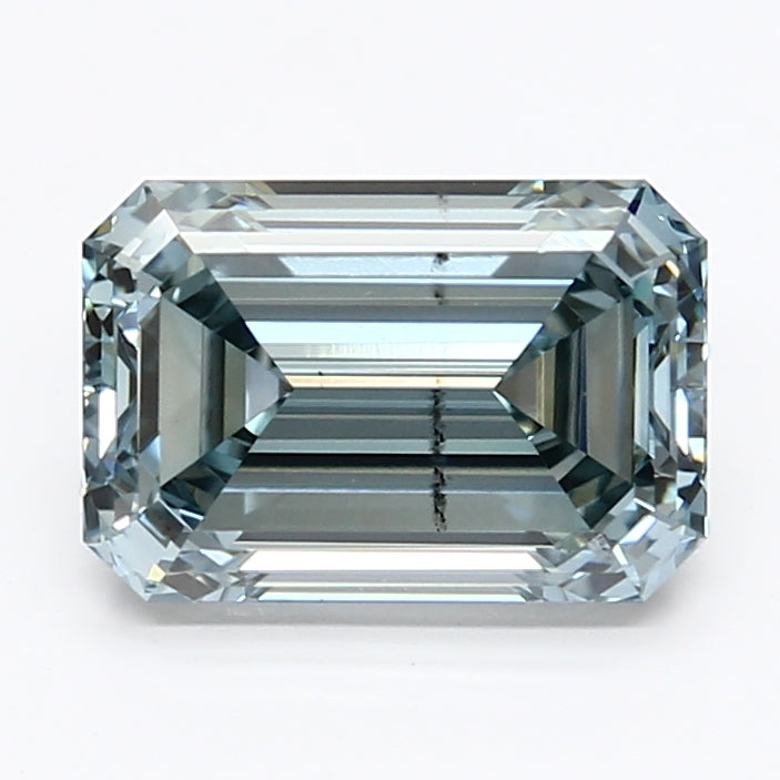 2.17ct Emerald VS2 Lab Created Diamond