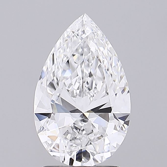 2.04ct Pear D IF Lab Created Diamond