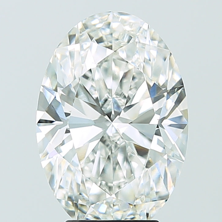 4.06ct Oval F VVS2 Lab Created Diamond