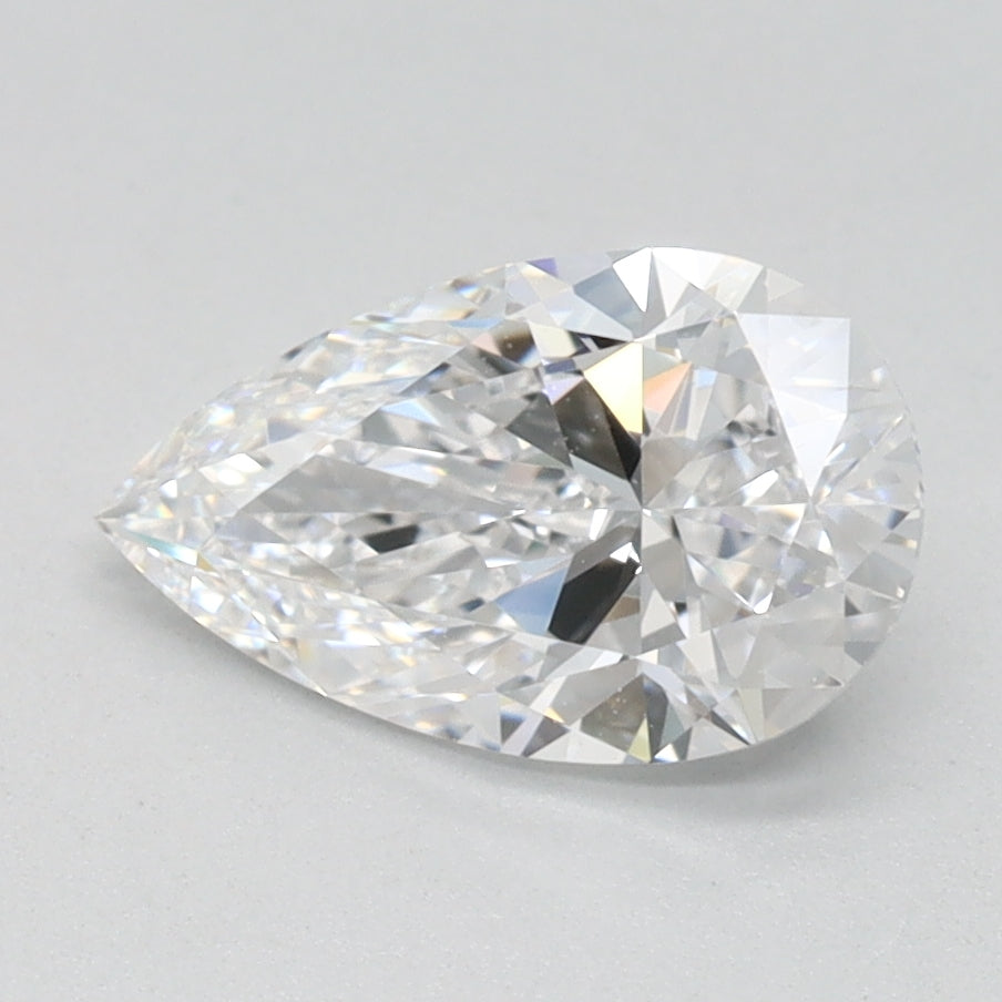1.05ct Pear D IF Lab Created Diamond