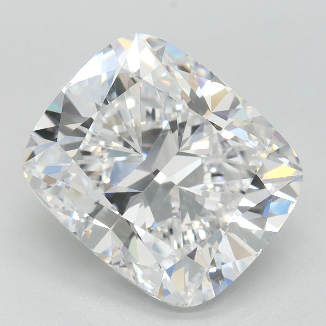 4.01ct Cushion D IF Lab Created Diamond