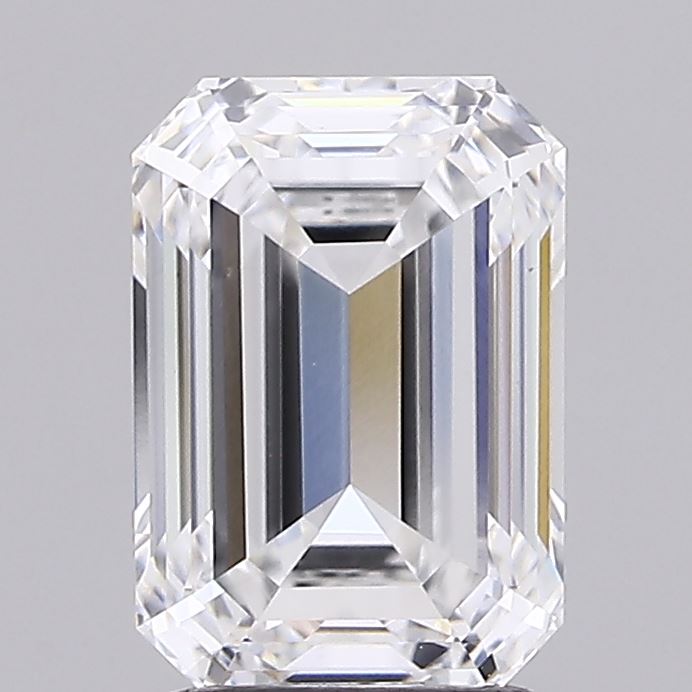 2.41ct Emerald D VS1 Lab Created Diamond