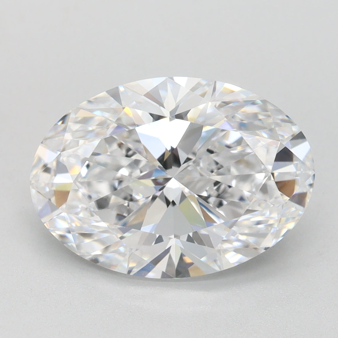 3ct Oval D IF Lab Created Diamond