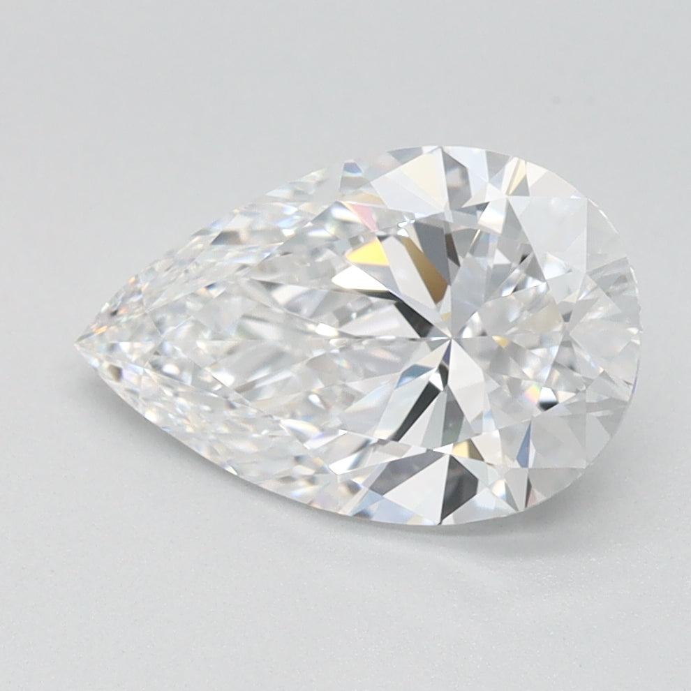 1.4ct Pear D VVS1 Lab Created Diamond