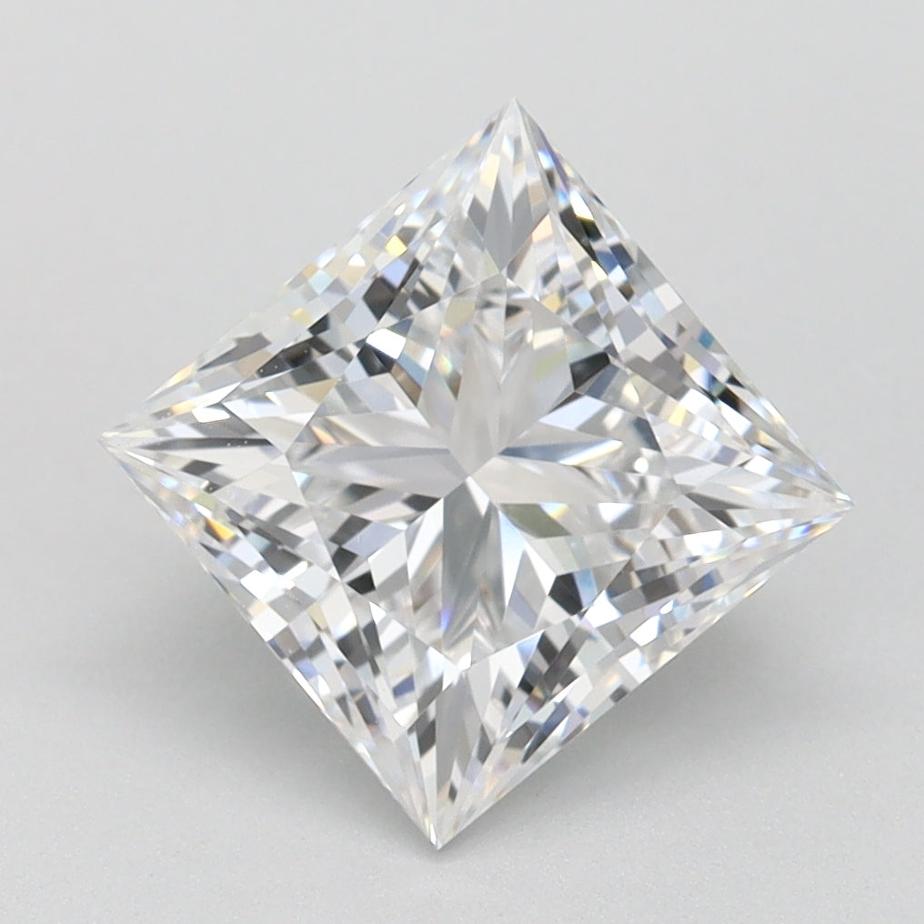 2.12ct Princess D IF Lab Created Diamond