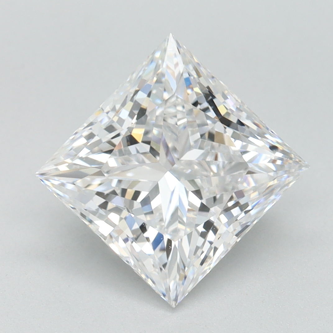 2.47ct Princess D VVS2 Lab Created Diamond