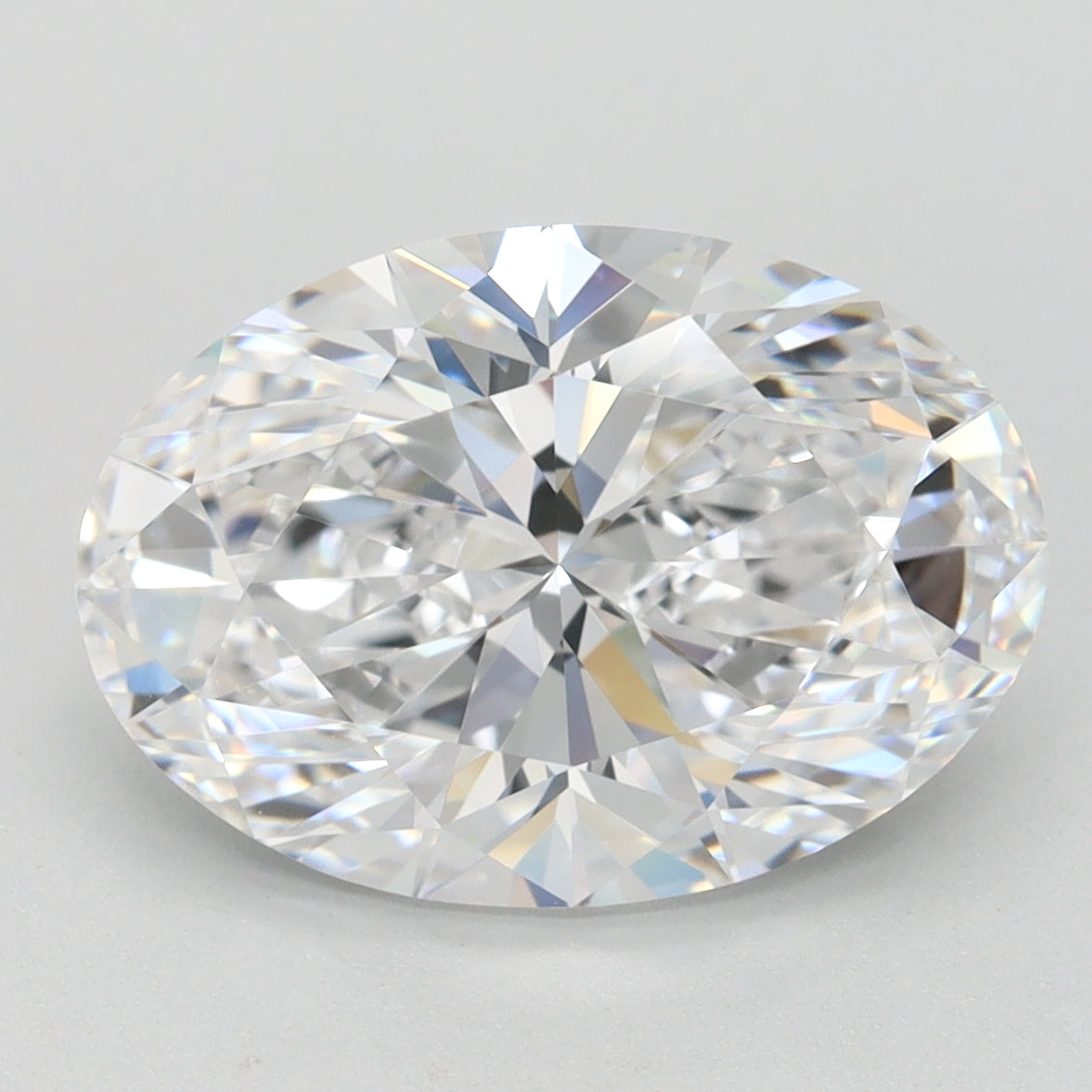 3.45ct Oval D IF Lab Created Diamond