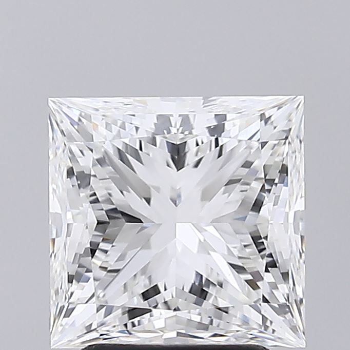 3.01ct Princess F VS1 Lab Created Diamond