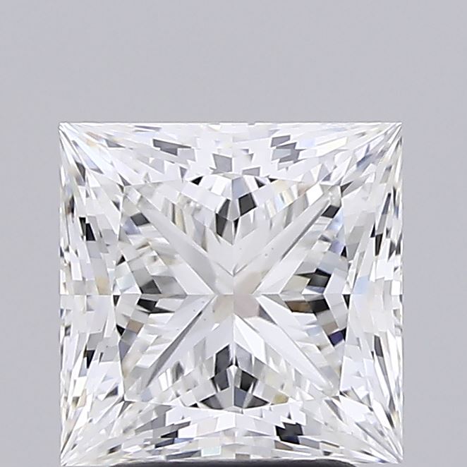 3.03ct Princess F VS1 Lab Created Diamond