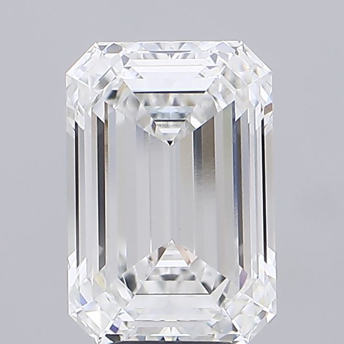5.07ct Emerald F VVS2 Lab Created Diamond