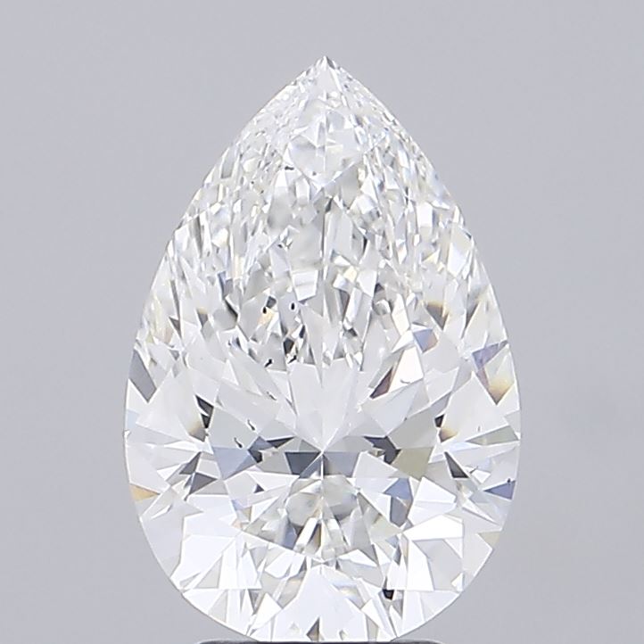 3.05ct Pear E VS2 Lab Created Diamond