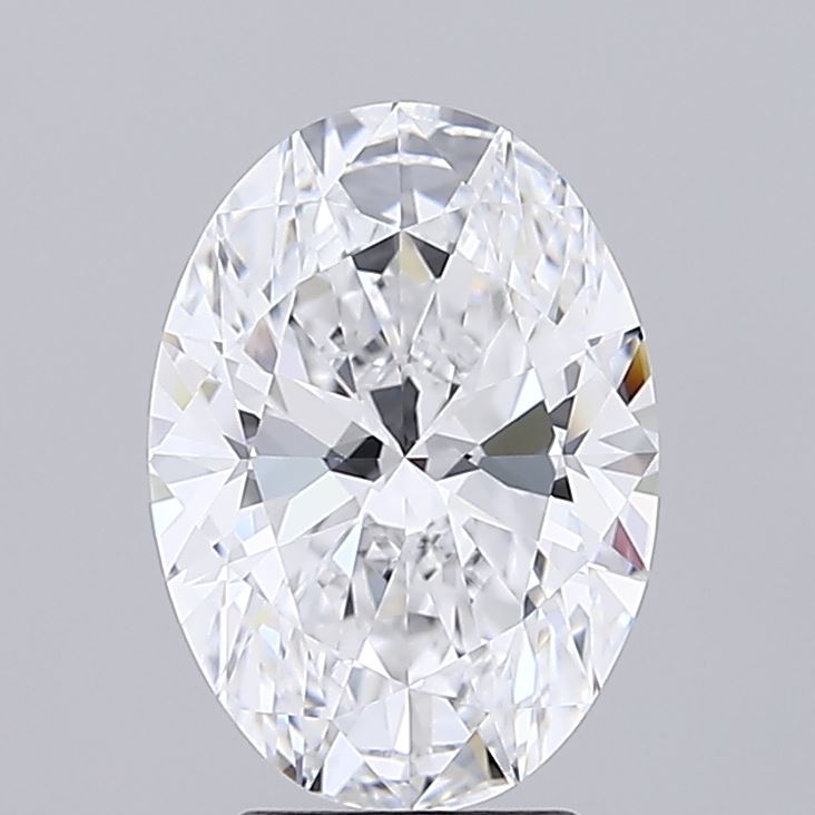 3.3ct Oval D IF Lab Created Diamond