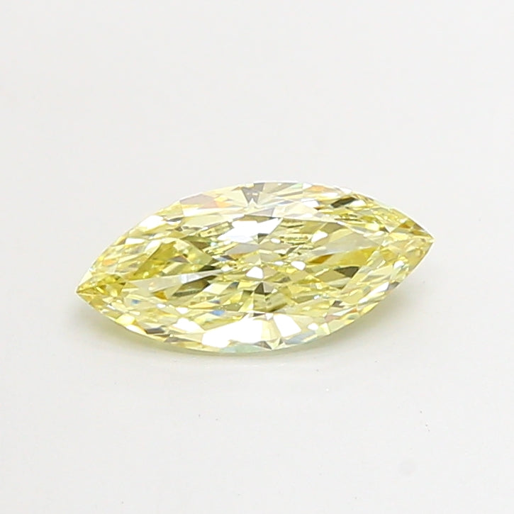 1.14ct Marquise FANCY YELLOW VS1 Lab Created Diamond
