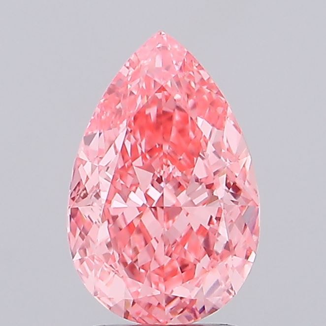 2.93ct Pear VVS2 Lab Created Diamond