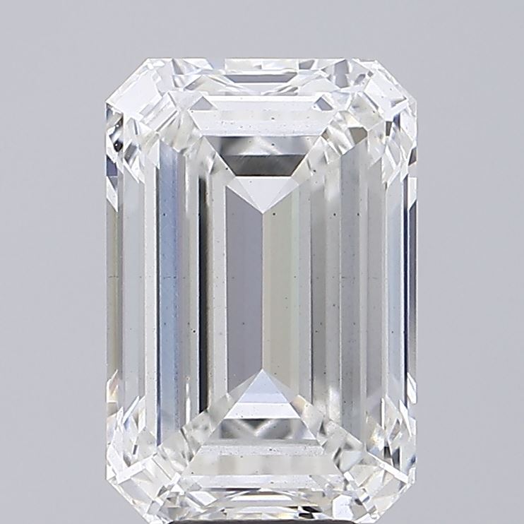 8ct Emerald F VS2 Lab Created Diamond