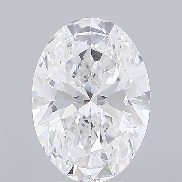 4.75ct Oval D IF Lab Created Diamond