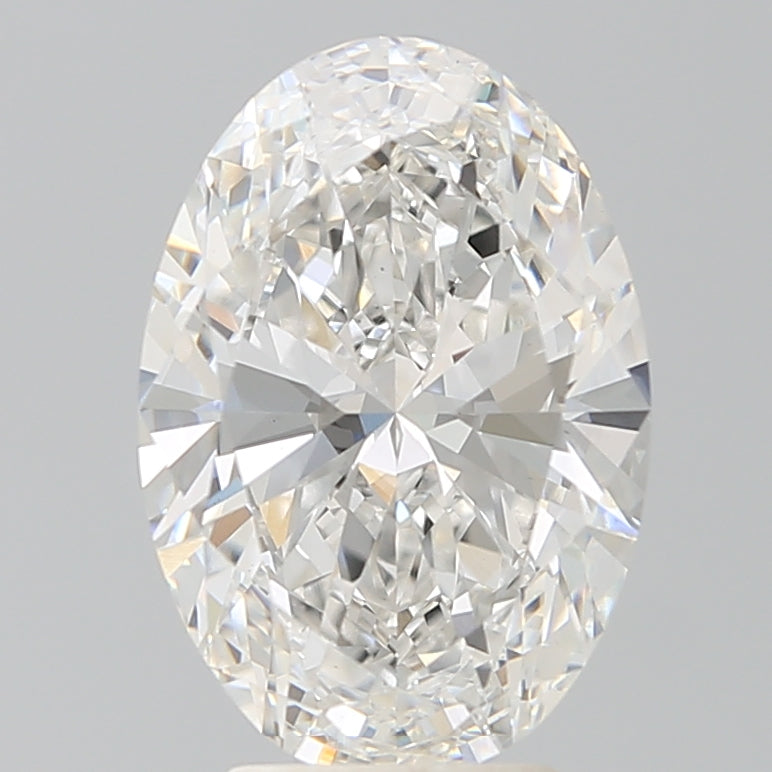 4.29ct Oval F VS1 Lab Created Diamond