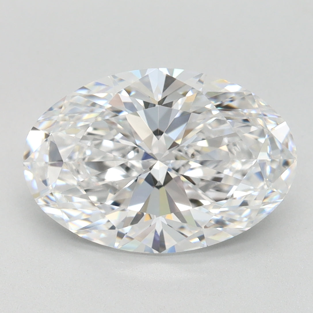 2.61ct Oval D VVS1 Lab Created Diamond