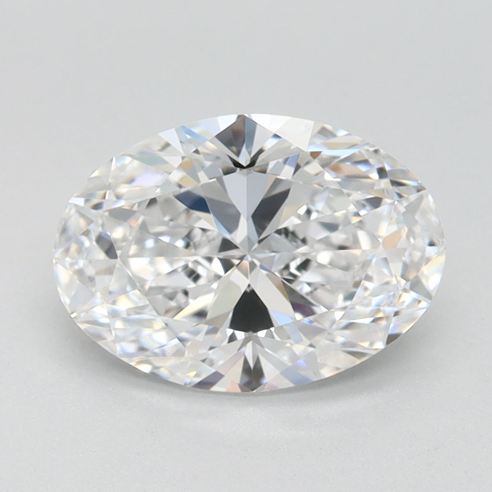 1.5ct Oval D VVS1 Lab Created Diamond