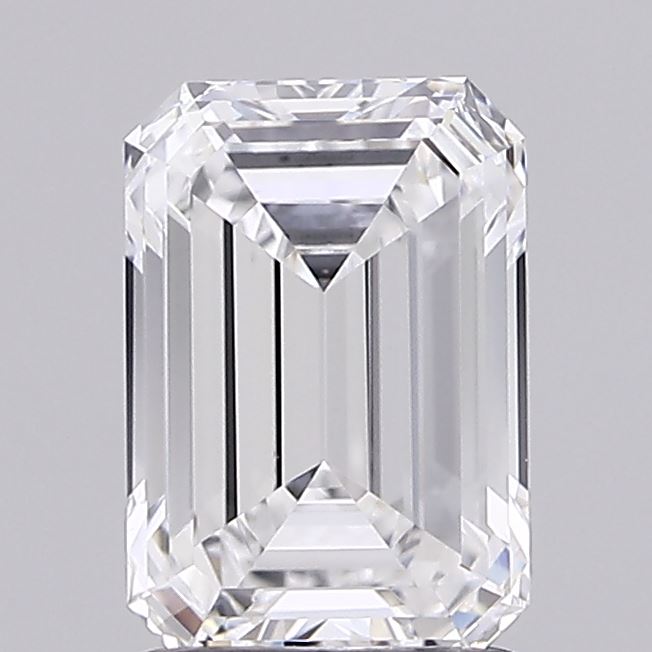 1.53ct Emerald D VVS1 Lab Created Diamond