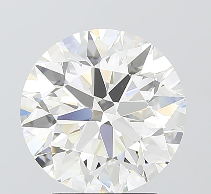 3ct Round F VVS2 Lab Created Diamond