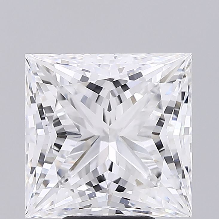 6.01ct Princess D VVS2 Lab Created Diamond